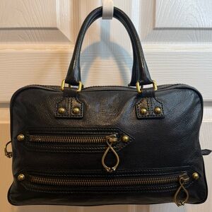 GUCCI LEATHER BOSTON BAG SATCHEL SHOULDER BAG